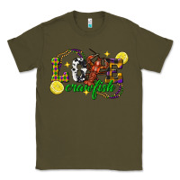 Army Green mardi gras love crawfish Classic Tee - FaDigitalArtStudio