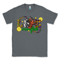 Charcoal Heather mardi gras love crawfish Classic Tee - FaDigitalArtStudio