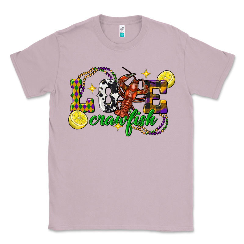Mardi Gras Love Crawfish Classic Tee by FaDigitalArtStudio | Teevron
