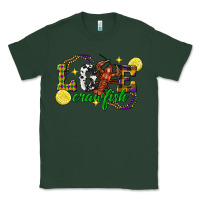 Sports Green mardi gras love crawfish Classic Tee - FaDigitalArtStudio