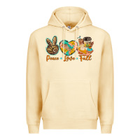 Pina Colada peace love fall Premium Hoodie - BarkalooDesign