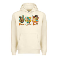 Sandshell peace love fall Premium Hoodie - BarkalooDesign