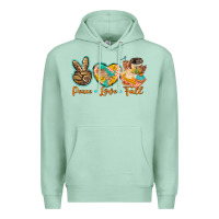 Seafoam peace love fall Premium Hoodie - BarkalooDesign