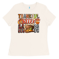 Bone Thankful Little Mon Ladies Tee - CowhideDigitalArt