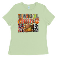 Matcha Thankful Little Mon Ladies Tee - CowhideDigitalArt