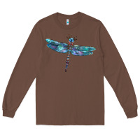 Chestnut Blue Dragonfly Long Sleeve Tee - LillyAllenDesigns