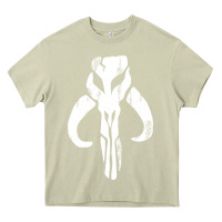 Mossy mandorian skull Heavy Core Tee - artisFamous