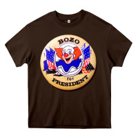 Chocolate Brown bozo for president Heavy Core Tee - artisFamous