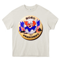 Cream bozo for president Heavy Core Tee - artisFamous
