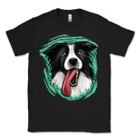 Black border collie Classic Tee - Jasminsmagicworld