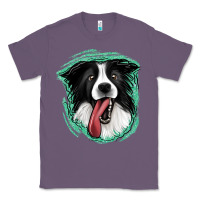 Lavender border collie Classic Tee - Jasminsmagicworld