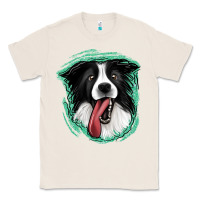 Natural border collie Classic Tee - Jasminsmagicworld
