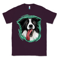 Plum border collie Classic Tee - Jasminsmagicworld