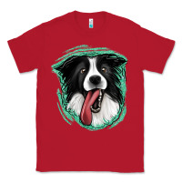 Red border collie Classic Tee - Jasminsmagicworld