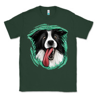 Sports Green border collie Classic Tee - Jasminsmagicworld