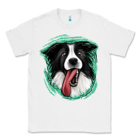 White border collie Classic Tee - Jasminsmagicworld