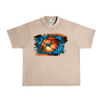 French Oak Basketball Lips Urban Heavy Tee - Jasminsmagicworld