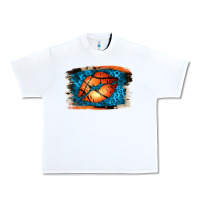 White Basketball Lips Urban Heavy Tee - Jasminsmagicworld