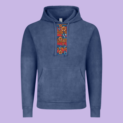 Usa Flag And Cross Penwraps Vintage Hoodie Designed By Artiststas