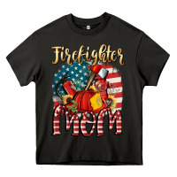 Asphalt Firefighter mom Heavy Core Tee - FaDigitalArtStudio