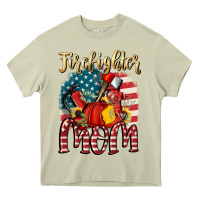 Mossy Firefighter mom Heavy Core Tee - FaDigitalArtStudio