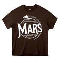Chocolate Brown mars Heavy Core Tee - artisFamous