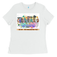 White asdfas Ladies Tee - CowhideDigitalArt