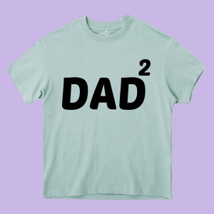 Dad Squared Heavy Core Tee Designed By Artisfamous