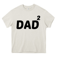 Cream dad squared Heavy Core Tee - artisFamous