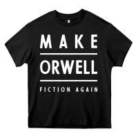 Black Basic Orwell 1984 - Anti Trump Gift Political Heavy Core Tee - artisFamous
