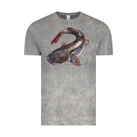 Cloud Rock Catfish Illustrations Vintage Tee - LillyAllenDesigns