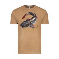 Vintage Camel Catfish Illustrations Vintage Tee - LillyAllenDesigns