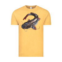 Vintage Mustard Catfish Illustrations Vintage Tee - LillyAllenDesigns