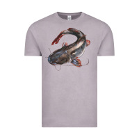 Vintage Zinc Catfish Illustrations Vintage Tee - LillyAllenDesigns