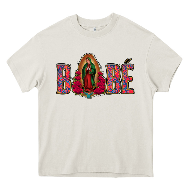 Bebe Our Lady Of Guadalupe Heavy Core Tee by Jasminsmagicworld | Teevron