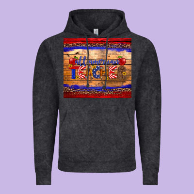 All American Teacher Tumbler Vintage Hoodie Designed By Artiststas