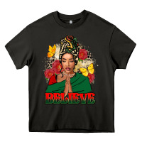 Asphalt believe black woman Heavy Core Tee - FaDigitalArtStudio