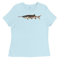Baby Blue Paddlefish Illustrations, Ladies Tee - LillyAllenDesigns