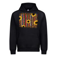 Black sunflowers serape leopard Urban Hoodie - RanaPortraitStore