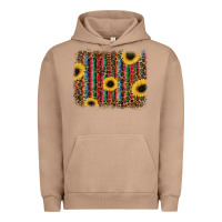 Pigment Burro sunflowers serape leopard Urban Hoodie - RanaPortraitStore