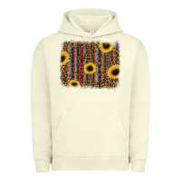 Pigment Pistachio sunflowers serape leopard Urban Hoodie - RanaPortraitStore