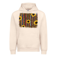 Sandshell sunflowers serape leopard Urban Hoodie - RanaPortraitStore