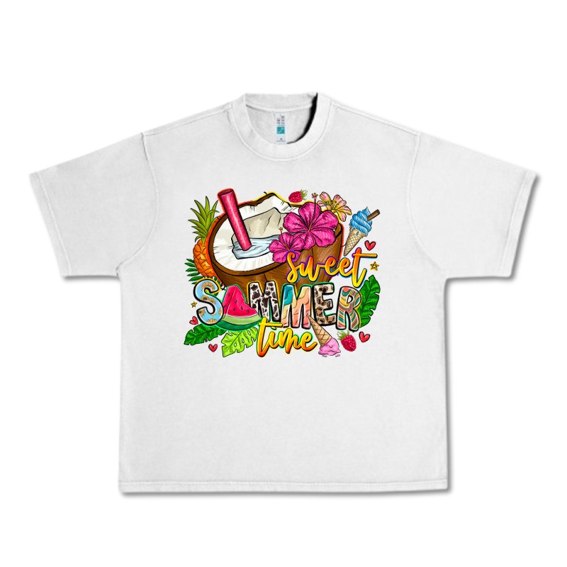 Summer Time Urban Heavy Tee by CowhideDigitalArt | Teevron