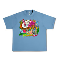 Pebble Blue summer time Urban Heavy Tee - CowhideDigitalArt