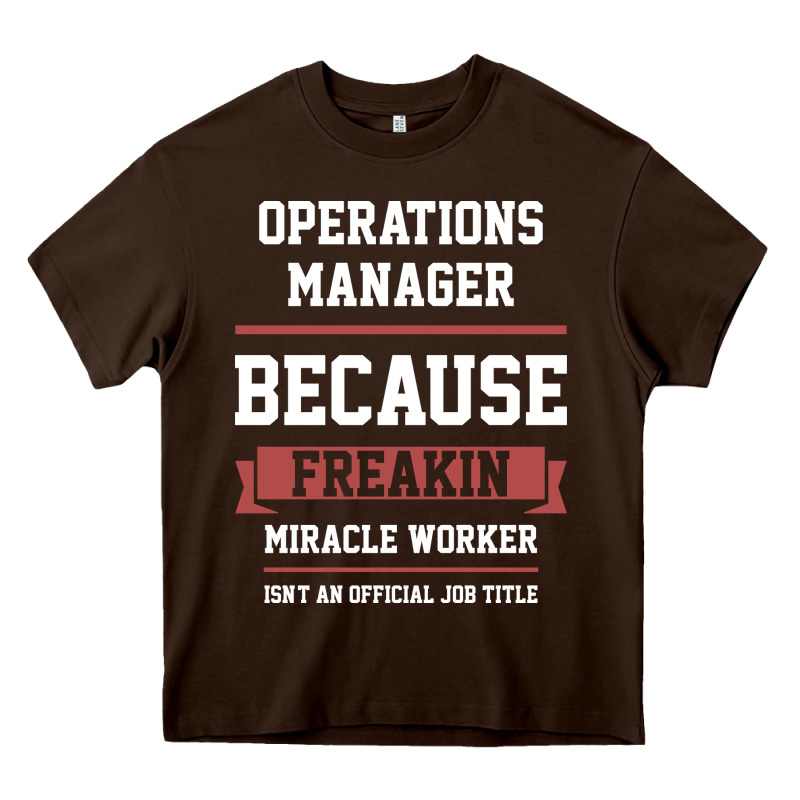 Operations Manager - Cool Gift Job Heavy Core Tee by artisFamous | Teevron