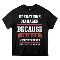Black Operations Manager - Cool Gift Job Heavy Core Tee - artisFamous