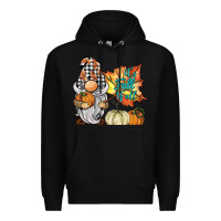 Black it's fall y'all gnome Premium Hoodie - BarkalooDesign