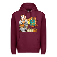 Burgundy it's fall y'all gnome Premium Hoodie - BarkalooDesign