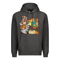 Charcoal Heather it's fall y'all gnome Premium Hoodie - BarkalooDesign