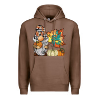 Chestnut it's fall y'all gnome Premium Hoodie - BarkalooDesign